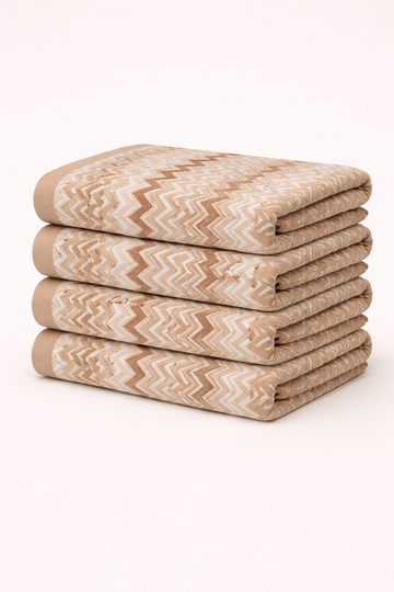 BROKEN CHEVRON TOWEL